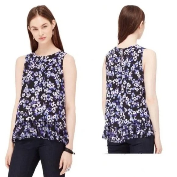 Kate Spade Silk Floral Blouse XL - Picture 1 of 7